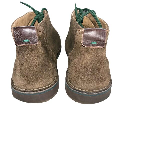 GEOX Men 12 Espresso Suede Chukka Desert Boots Italian Patent Rubber Outsole - Picture 4 of 8